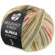 Lana Grossa MEILENWEIT 100g Alpaca Poncho | 2721-verde grigio/verde muschio/menta/ecru/rosa/fucsia