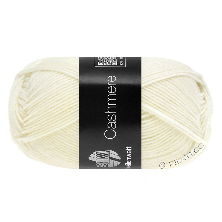 Lana Grossa MEILENWEIT 50g Cashmere | 01-bianco