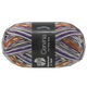 Lana Grossa MEILENWEIT 100g Cervinia | 1707-viola scuro/grigio chiaro/grigio scuro/grigio topo/ecru/marrone/blu notte