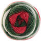 Lana Grossa GOMITOLO (Christmas Edition Lurex) | 116-rosso luminoso/rosso scuro/verde scuro/ecru/verde bianco/Bianco rosso