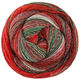 Lana Grossa GOMITOLO (Christmas Edition Lurex) | 120-rosso grigio/Bianco rosso/ecru/verde scuro/verde grigio/verde roso/rosso scuro/giada/rosso a strisce
