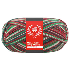 MEILENWEIT 100g Merino Christmas Lurex di Lana Grossa