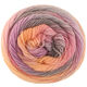 Lana Grossa MEILENWEIT 100g Color Mix Soft | 8069-grigio chiaro/rosé/salmone/garofano rosa/quarzo rosa/arancio chiaro/grigio/malva