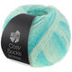 Lana Grossa MEILENWEIT 100g Cosy Socks Soft Stripes | 102-giada/verde chiaro/verde bianco/ecru