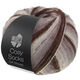 Lana Grossa MEILENWEIT 100g Cosy Socks Soft Stripes | 103-moca/grigio marrone/beige/crema