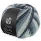 Lana Grossa MEILENWEIT 100g Cosy Socks Soft Stripes | 104-antracite/grigio scuro/grigio topo/grigio chiaro