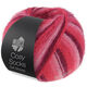 Lana Grossa MEILENWEIT 100g Cosy Socks Soft Stripes | 105-bordó/rosa/lampone/rosa vivo