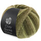 Lana Grossa MEILENWEIT 100g Cosy Socks Soft Stripes | 107-verde chiaro/verde reseda/verde grigio/verde muschio