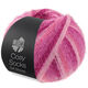 Lana Grossa MEILENWEIT 100g Cosy Socks Soft Stripes | 108-rosa/rosa antico/salmone/rosso erica