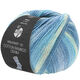 Lana Grossa MEILENWEIT 100g Cotton Bamboo Denim | 3318-ottanio/ecru/turchese /blu chiaro/blu viola