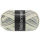 Lana Grossa MEILENWEIT 100g Black Denim Mix | 4656-grigio argento/ecru/grigio chiaro/grigio medio/grigio scuro