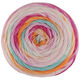 Lana Grossa MEILENWEIT 100g DUSK | 6209-fucsia/rosa vivo/crema/giallo limone/turchese /arancio