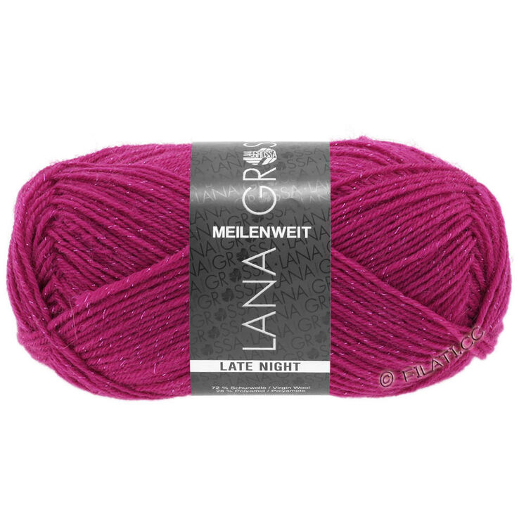 Lana Grossa MEILENWEIT 50g Late Night | 2901-rosa vivo