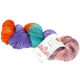 Lana Grossa MEILENWEIT 100g Merino Hand-dyed | 309-arancio/blu violetto/menta/verde giallo/rosa/rosa vivo/blu chiaro