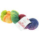 Lana Grossa MEILENWEIT 100g Merino Hand-dyed | 409-verde giallo/verde scuro/ruggine/arancio/limette/viola grigio/viola antico/verde grigio
