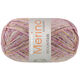Lana Grossa MEILENWEIT 100g Merino Extrafine Mountain | 7605-grigio marrone/ecru/viola grigio/viola rosso/giallo mais a strisce