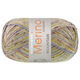 Lana Grossa MEILENWEIT 100g Merino Extrafine Mountain | 7606-oliva chiaro/oliva scuro/ecru/rosa antico/jeans a strisce