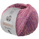 Lana Grossa MEILENWEIT 100g Merino Extrafine Shades | 7224-rosa/rosa vivo/ocra/blu violetto/rosso scuro