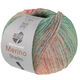 Lana Grossa MEILENWEIT 100g Merino Extrafine Shades | 7229-rosso salmone/crema/verde turchese/verde giallo