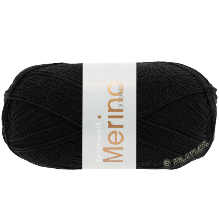Lana Grossa MEILENWEIT 100g Merino Extrafine | 2402-nero