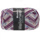 Lana Grossa MEILENWEIT 100g Modello | 4378-grège/ocra/blu viola/viola antico/melanzana