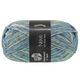 Lana Grossa MEILENWEIT 100g Neve | 4435-limette/turchese menta/marrone rossiccio/blu chiaro/blu