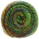 Lana Grossa MEILENWEIT 150g Rainbow | 110-verde/verde scuro/arancione rosso/marrone scuro