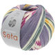 Lana Grossa MEILENWEIT 100g Seta Adriana | 3247-ecru/giallo/verde scuro/grigio/fucsia