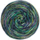 Lana Grossa MEILENWEIT 100g Sooty | 6229-turchese /giallo limone/verde chiaro/verde scuro/nero/porpora grigio