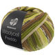 Lana Grossa MEILENWEIT 100g Woolycell Freddo | 6043-grigio marrone/verde muschio/mela verde/verde grigio/pistacchio/grigio scuro/grigio chiaro