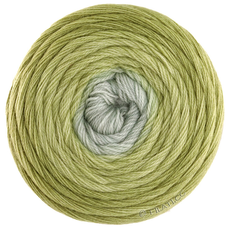 Lana Grossa MERINO LACE AQUARELL | 01-oliva/oliva chiaro/grigio verde