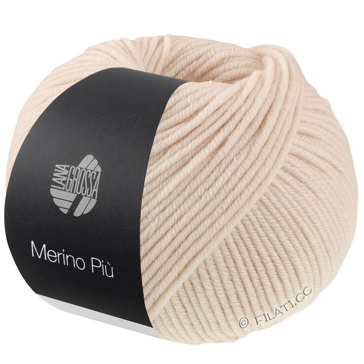 Lana Grossa MERINO PIÙ | 01-beige chiaro