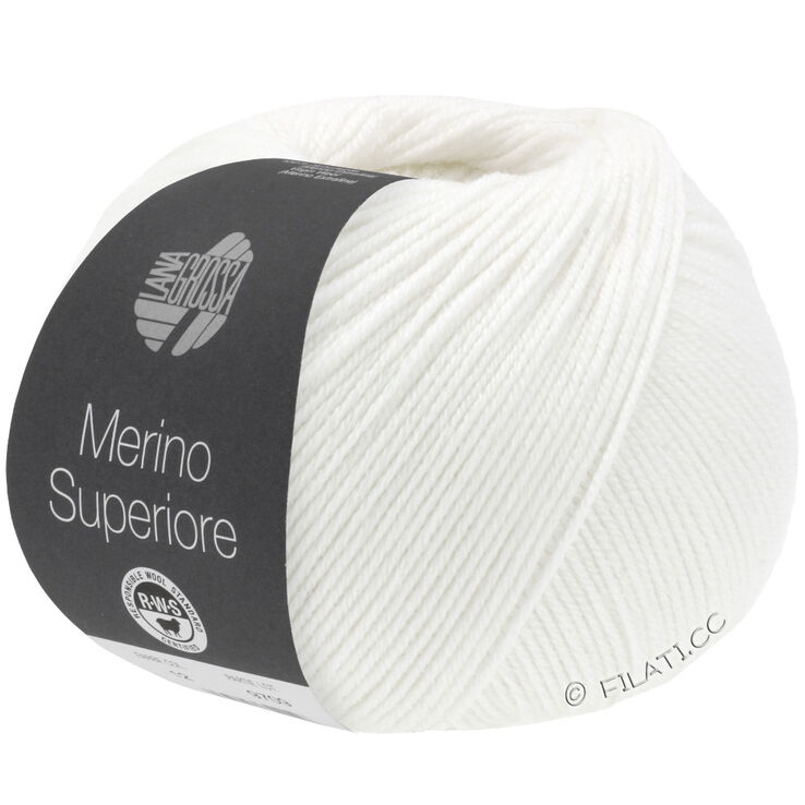 Lana Grossa MERINO SUPERIORE | 01-bianco