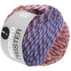 Lana Grossa MERINO TWISTER | 11-salmone/blu scuro/bordó/porpora grigio/lilla