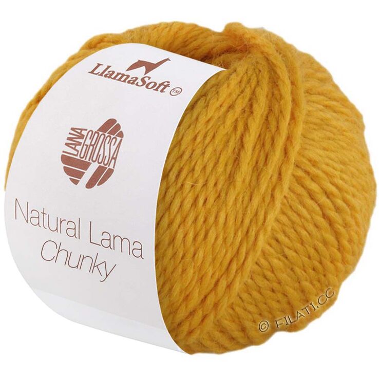 Lana Grossa NATURAL LAMA CHUNKY | 01-giallo