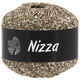 Lana Grossa NIZZA | 10-bianco/grigio marrone/oro