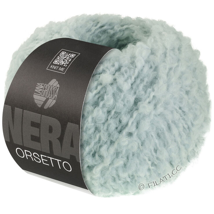 Lana Grossa ORSETTO (Nera) | 01-bianco blu