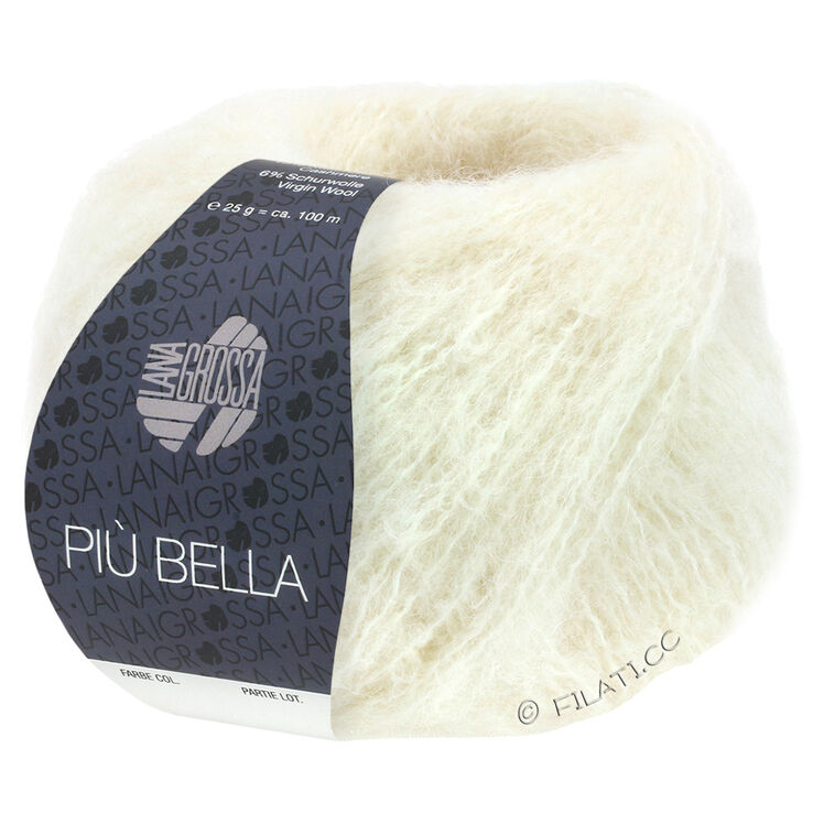 Lana Grossa PIÙ BELLA | 01-ecru