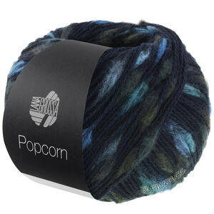 Lana Grossa POPCORN | 07-blu notte/blu chiaro/blu scuro/turchese  