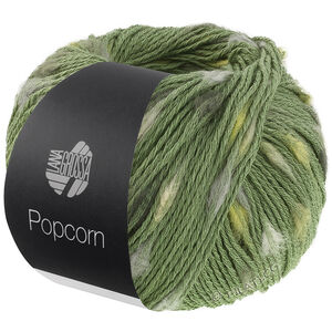 Lana Grossa POPCORN | 15-verde/ecru/beige/pistacchio/grigio scuro