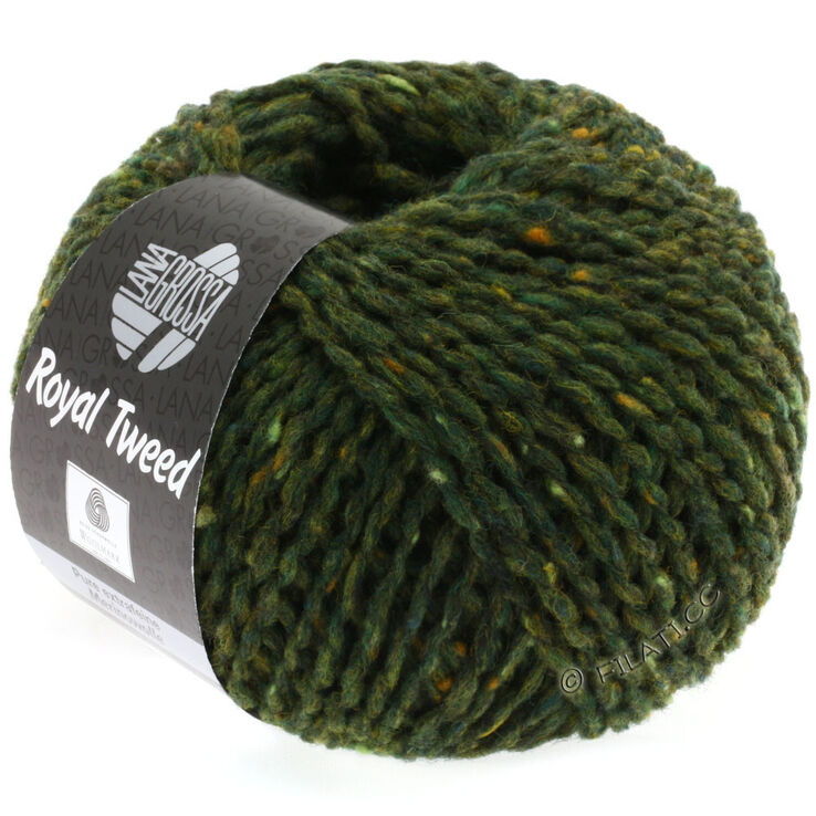Lana Grossa ROYAL TWEED | 03-loden puntinato