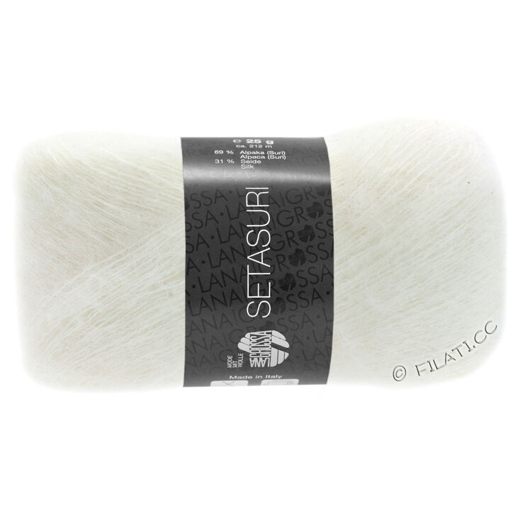Lana Grossa SETASURI | 01-bianco