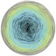 Lana Grossa SHADES OF COTTON | 118-grigio medio/verde giallo/turchese  /grigio scuro