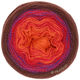 Lana Grossa SHADES OF MERINO COTTON | 411-arancio/rosso fuoco/ciclamino/mora