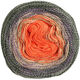 Lana Grossa SHADES OF MERINO COTTON | 413-arancio/beige/melanzana/grigio scuro