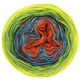 Lana Grossa SHADES OF MERINO COTTON | 602-ruggine/marrone rossiccio/turchese /verde scuro/verde chiaro/giallo