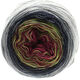 Lana Grossa SHADES OF MERINO COTTON | 605-bordeaux scuro/verde delicata/antracite/grigio chiaro/grigio scuro