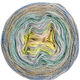 Lana Grossa SHADES OF MERINO COTTON | 613-rosa/giallo delicata/verde grigio/pesca/grigio chiaro/grigio blu