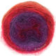 Lana Grossa SILKHAIR Dégradé | 802-rosso vino/rosso chiaro/viola rosso