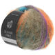Lana Grossa SILKHAIR Print/Landlust | 354-blu violetto/ottanio/arancio/cachi